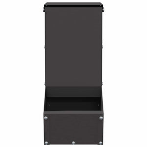 Kaninsmatare Svart 12,5 x 26 x 28,5 cm Kallvalsat Stål