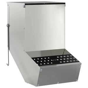 Kaninsmatare Silver 17,5 x 26 x 28,5 cm Galvaniserat Stål