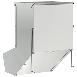 Kaninsmatare Silver 17,5 x 26 x 28,5 cm Galvaniserat Stål