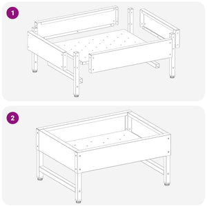 Fågelmatare Svart 80 x 28 x 13.5 cm Kallvalsat Stål