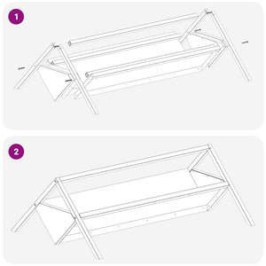 Fodertrog för boskap Olivgrön 111 x 76 x 38 cm Kallvalsat Stål