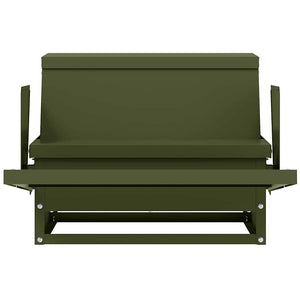 Kyckling Trampmatare Olivgrön 50 x 40 x 29 cm Kallvalsat Stål