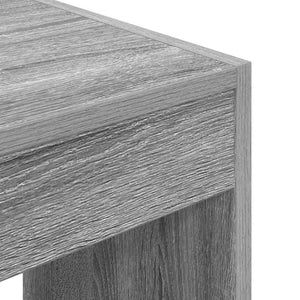 Bokskåp med hylla Grå Sonoma 80 x 30 x 198 cm Konstruerat trä