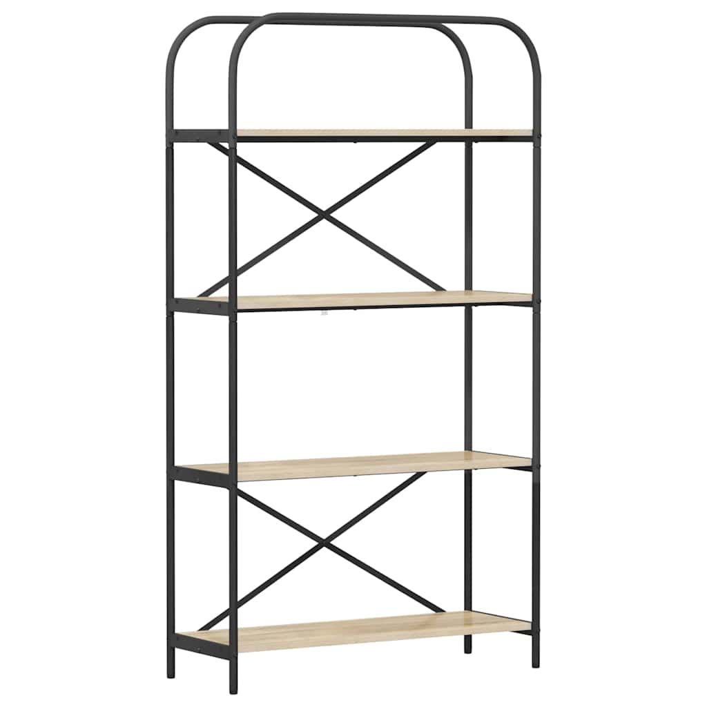 Hyllsystem Sonoma-ek 80 x 30 x 146 cm Konstruerat trä