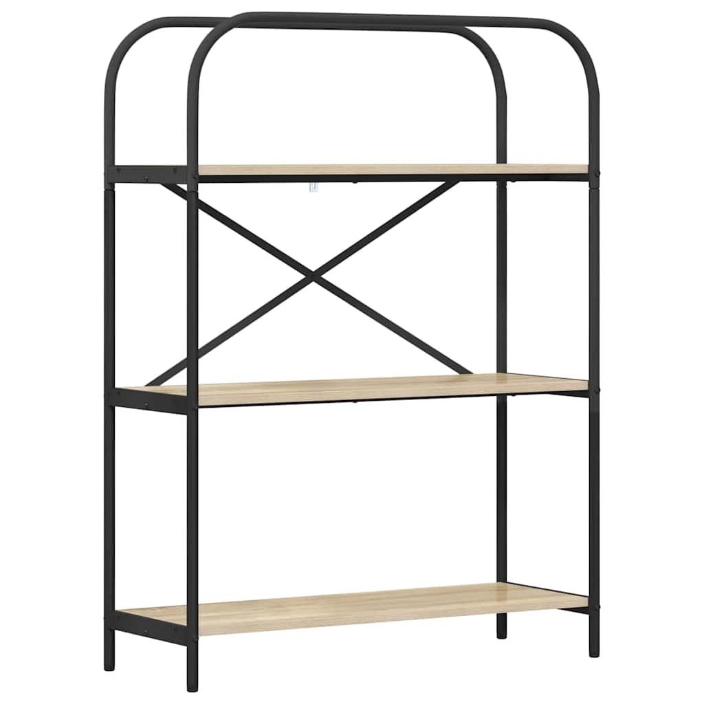 Hyllsystem Sonoma-ek 80 x 30 x 109 cm Konstruerat trä