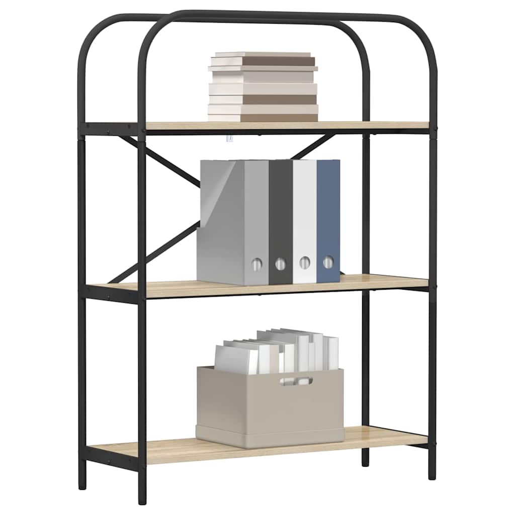 Hyllsystem Sonoma-ek 80 x 30 x 109 cm Konstruerat trä