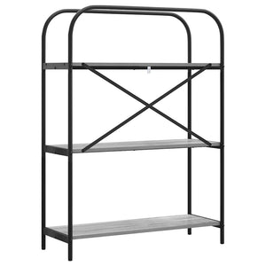 Hyllsystem Grå Sonoma 80 x 30 x 109 cm Konstruerat trä