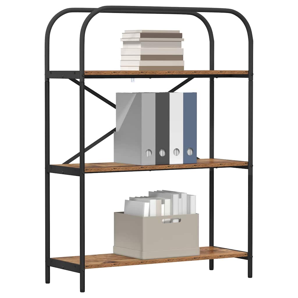 Hyllsystem Gammalt trä 80 x 30 x 109 cm Konstruerat trä