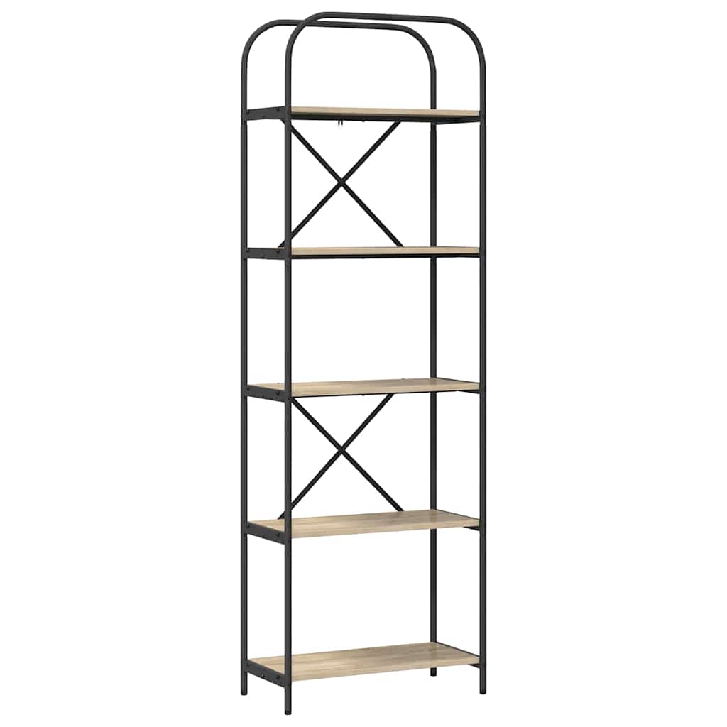 Hyllsystem Sonoma-ek 60 x 30 x 183 cm Konstruerat trä