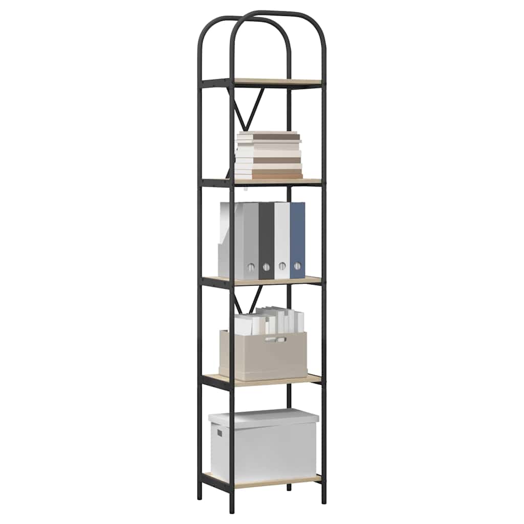 Hyllsystem Sonoma-ek 40 x 30 x 183 cm Konstruerat trä