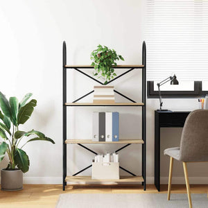 Hyllsystem Sonoma-ek 80 x 30 x 146 cm Konstruerat trä