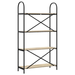 Hyllsystem Sonoma-ek 80 x 30 x 146 cm Konstruerat trä