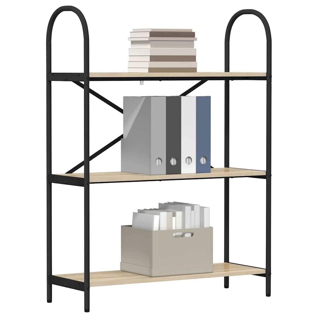 Hyllsystem Sonoma-ek 80 x 30 x 109 cm Konstruerat trä