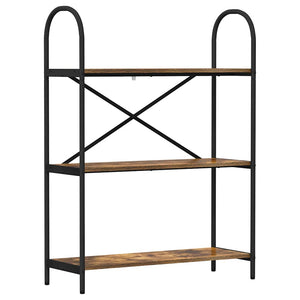 Hyllsystem Rökt ek 80 x 30 x 109 cm Konstruerat trä