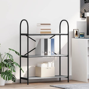 Hyllsystem Grå Sonoma 80 x 30 x 109 cm Konstruerat trä