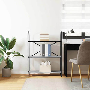 Hyllsystem Grå Sonoma 80 x 30 x 109 cm Konstruerat trä