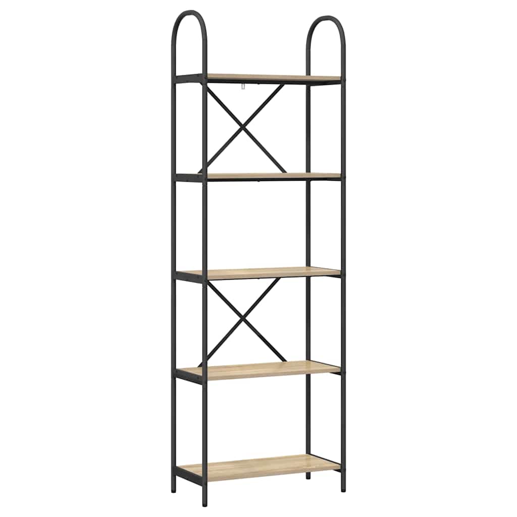 Hyllsystem Sonoma-ek 60 x 30 x 183 cm Konstruerat trä