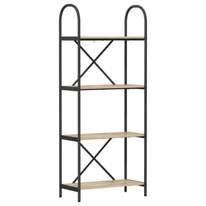 Hyllsystem Sonoma-ek 60 x 30 x 146 cm Konstruerat trä