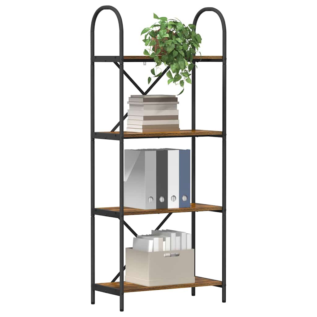 Hyllsystem Gammalt trä 60 x 30 x 146 cm Konstruerat trä