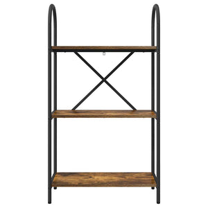 Hyllsystem Rökt ek 60 x 30 x 109 cm Konstruerat trä