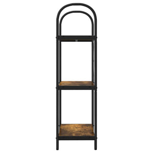 Hyllsystem Rökt ek 60 x 30 x 109 cm Konstruerat trä