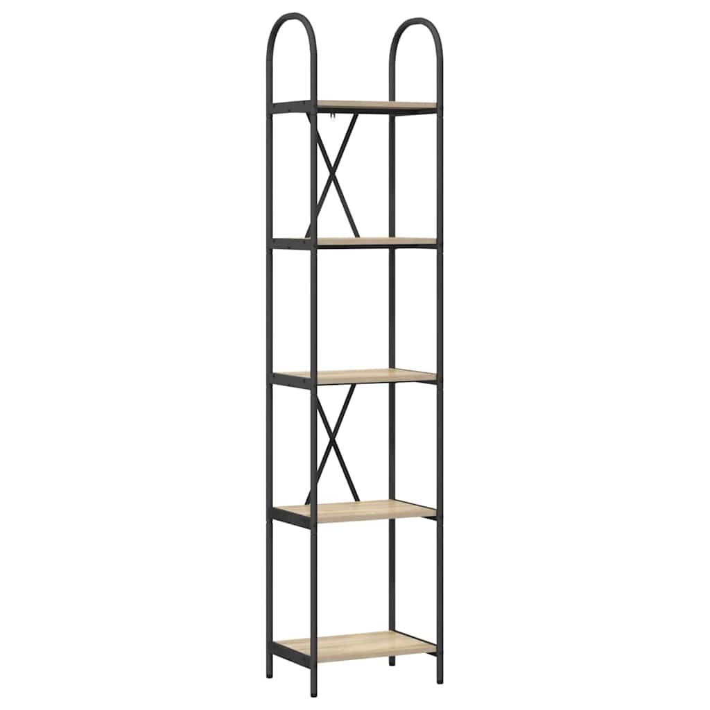Hyllsystem Sonoma-ek 40 x 30 x 183 cm Konstruerat trä