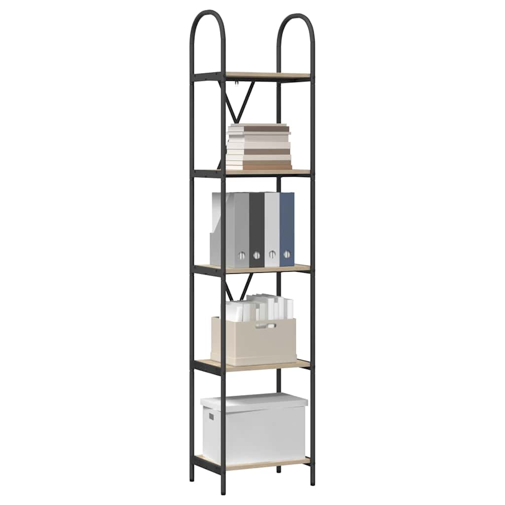 Hyllsystem Sonoma-ek 40 x 30 x 183 cm Konstruerat trä