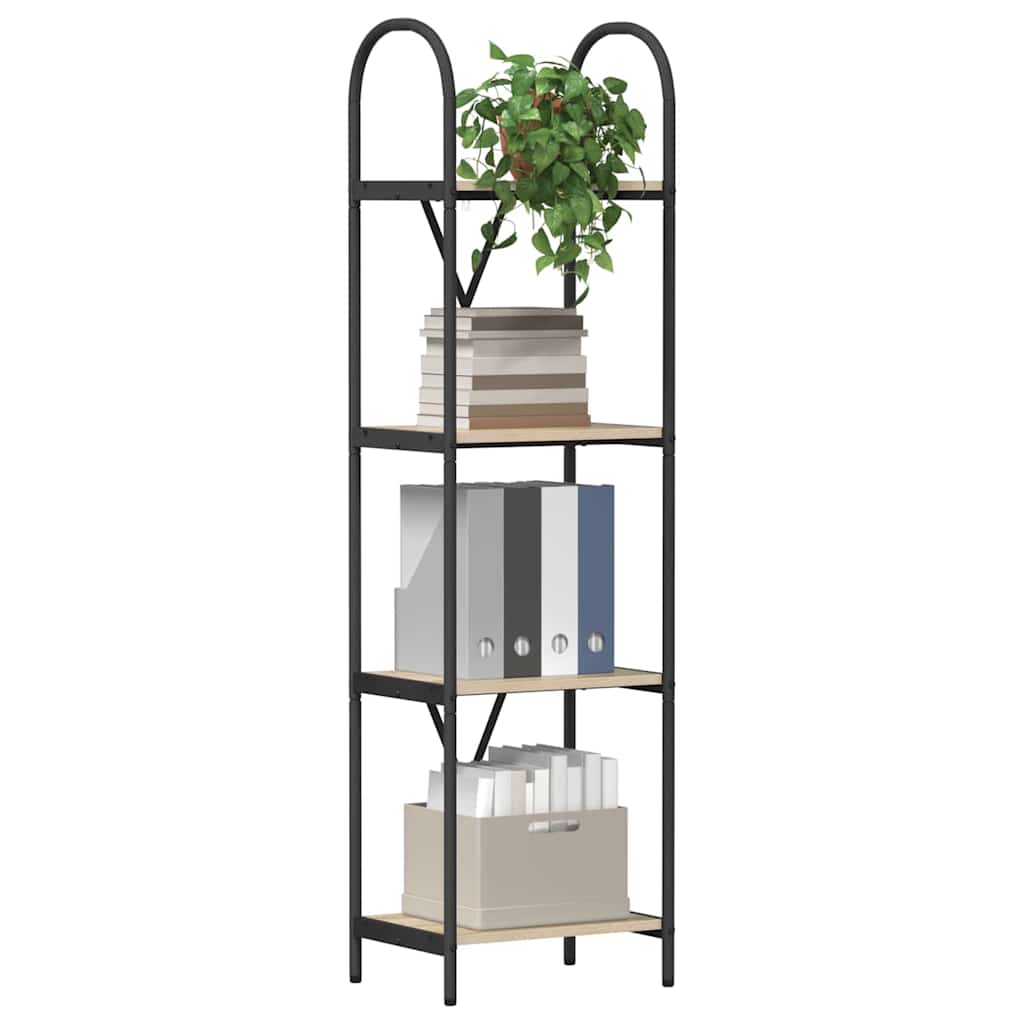 Hyllsystem Sonoma-ek 40 x 30 x 146 cm Konstruerat trä