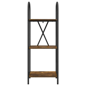 Hyllsystem Rökt ek 40 x 30 x 109 cm Konstruerat trä