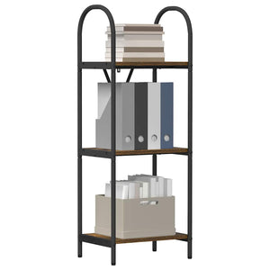 Hyllsystem Rökt ek 40 x 30 x 109 cm Konstruerat trä