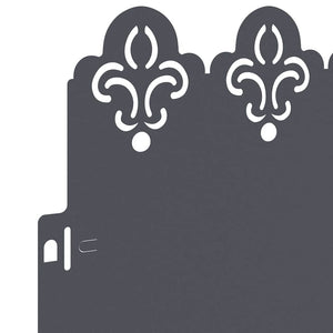 Gräskanter 30 pcs Antracit 103 x 0,05 x 22 cm Stål