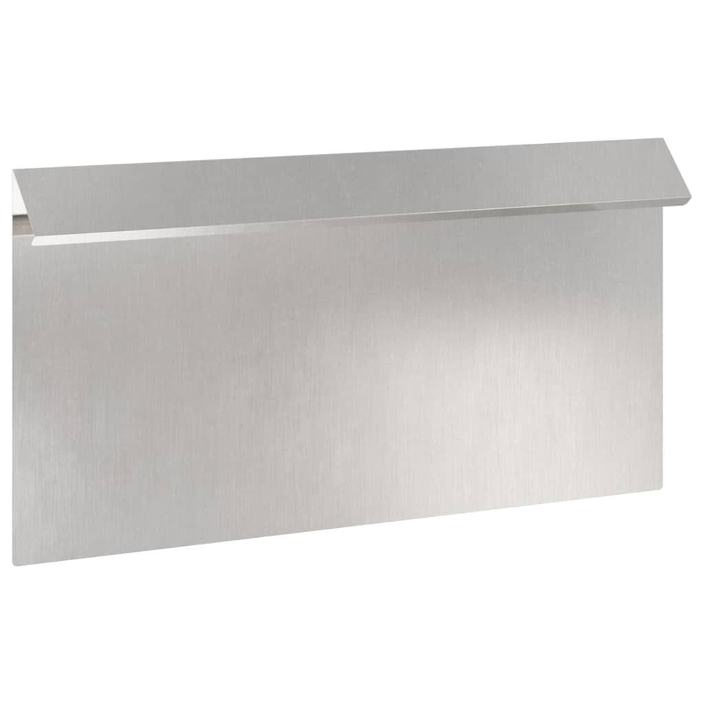 Snigelfence 16 st 50 x 3,5 x 25 cm Rostfritt stål Silver