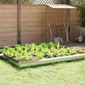 Snigelfence 4 pcs Silver 50 x 3,5 x 25 cm Galvaniserat Stål