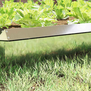 Snigelfence 16 pcs Silver 50 x 3,5 x 25 cm Galvaniserat Stål