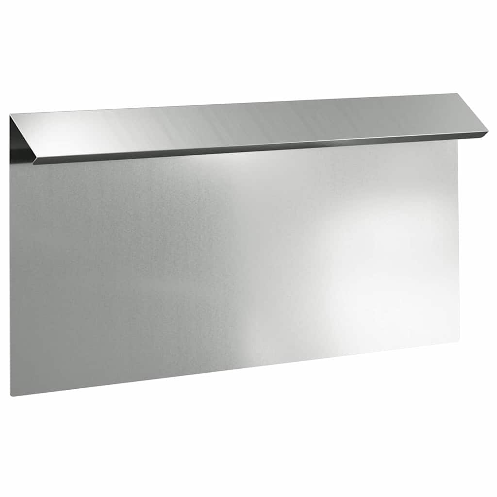 Snigelfence 16 st 50 x 3,5 x 25 cm Galvaniserat stål Silver