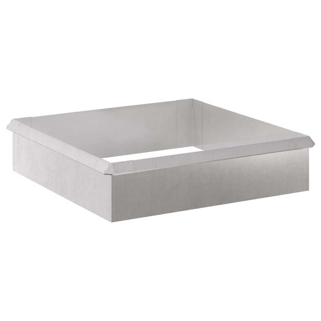 Snigelstaket 8 st 100 x 3,5 x 25 cm Rostfritt stål Silver