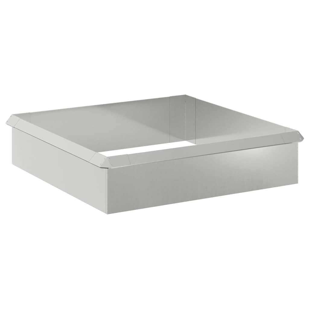 Snigelstaket 8 st 100 x 3,5 x 25 cm Galvaniserat Stål Silver
