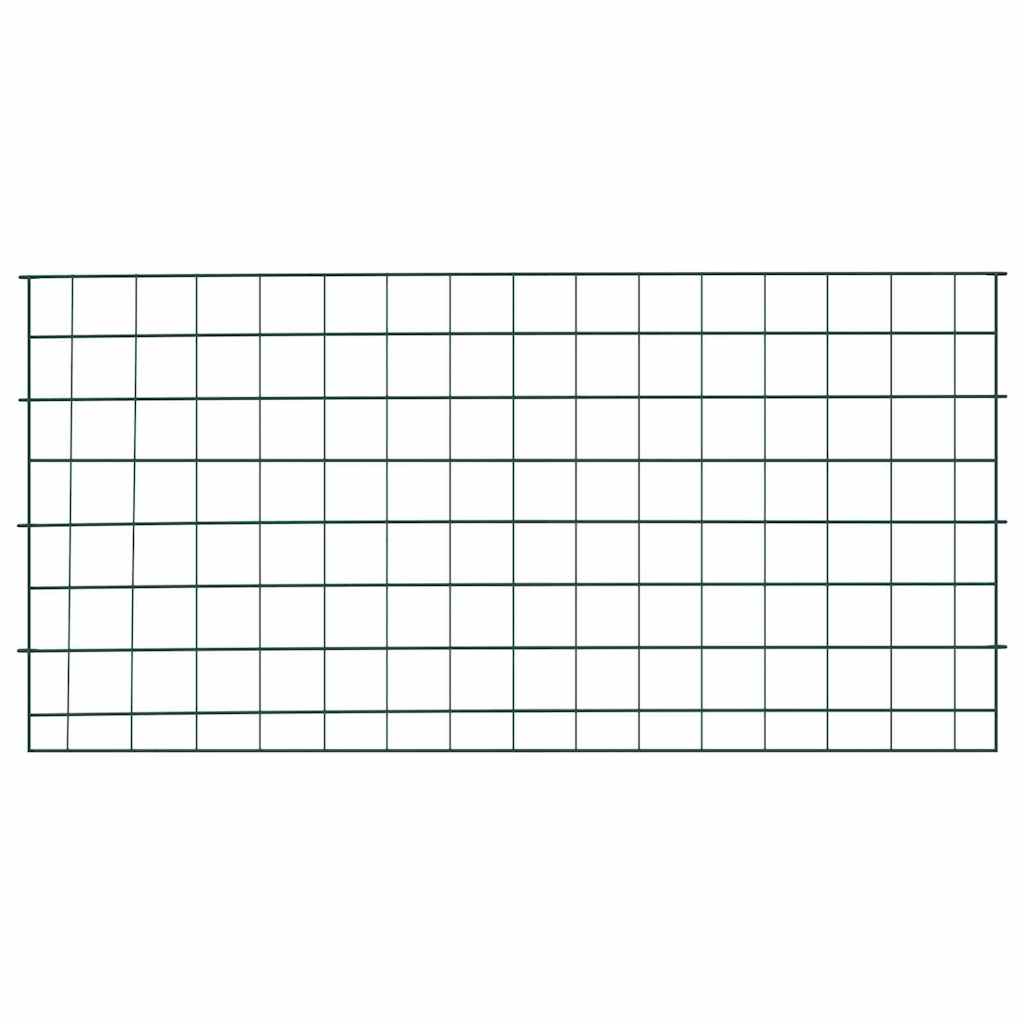 Dammskydd Set 5 pcs Grön 100 x 50 cm Stål