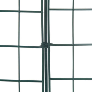 Dammskydd Set 5 pcs Grön 100 x 50 cm Stål