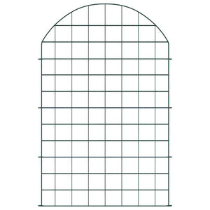 Dammskydd Set 8 pcs Grön 50 x 80 cm Stål