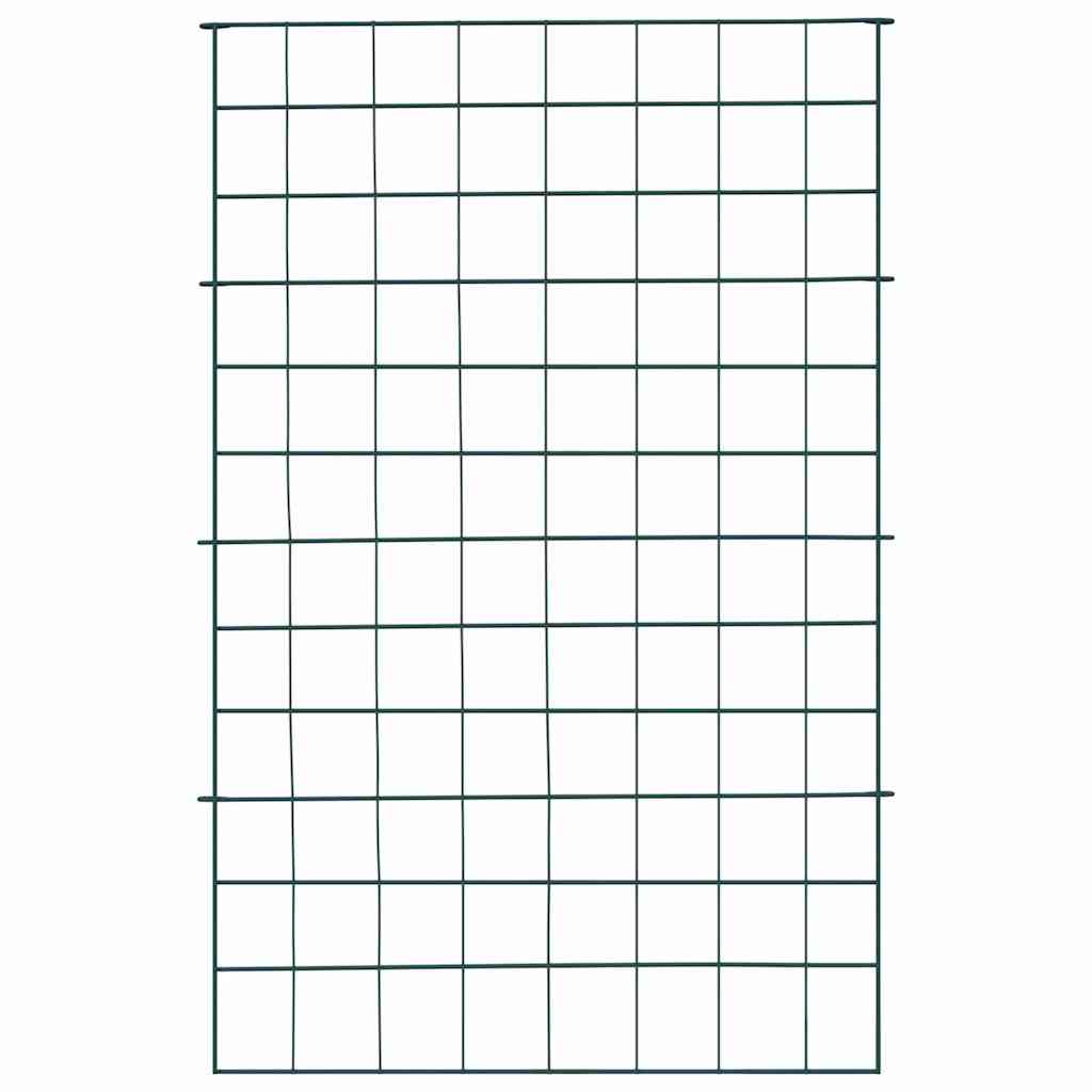 Dammskydd Set 8 pcs Grön 50 x 80 cm Stål