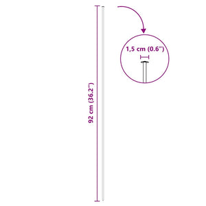 Dammskydd Set 8 pcs Grön 50 x 80 cm Stål