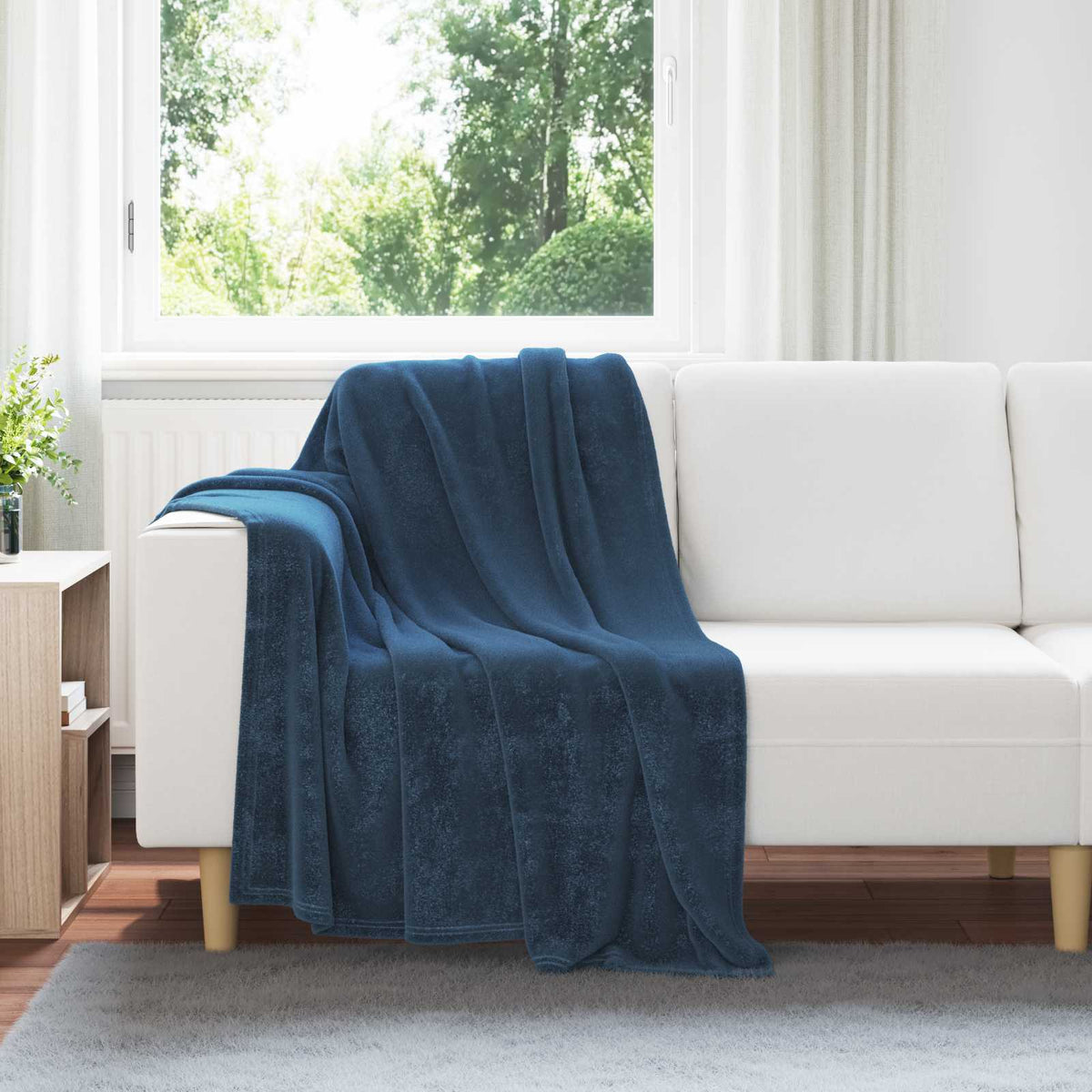 Filt Mörkblå 130 x 150 cm 0.51 kg Fleece