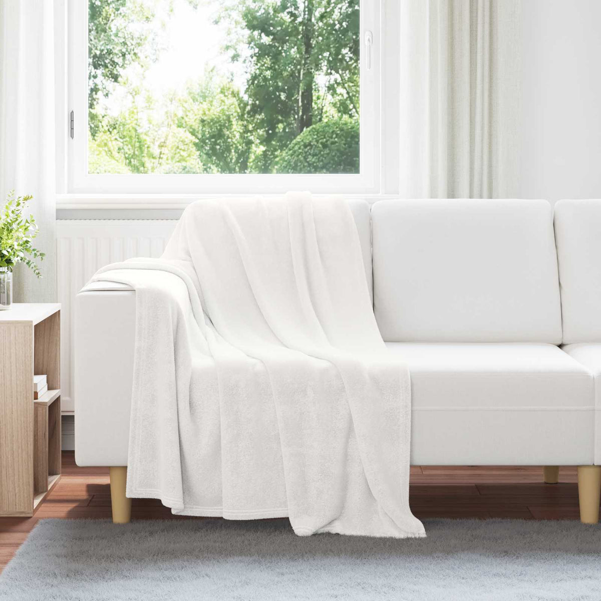 Filt Vit 130 x 150 cm 0.51 kg Fleece