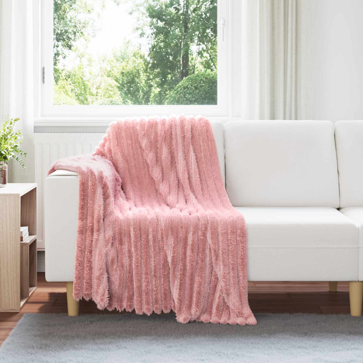 Filt Rosa 150 x 130 cm 0.45 kg Fleece