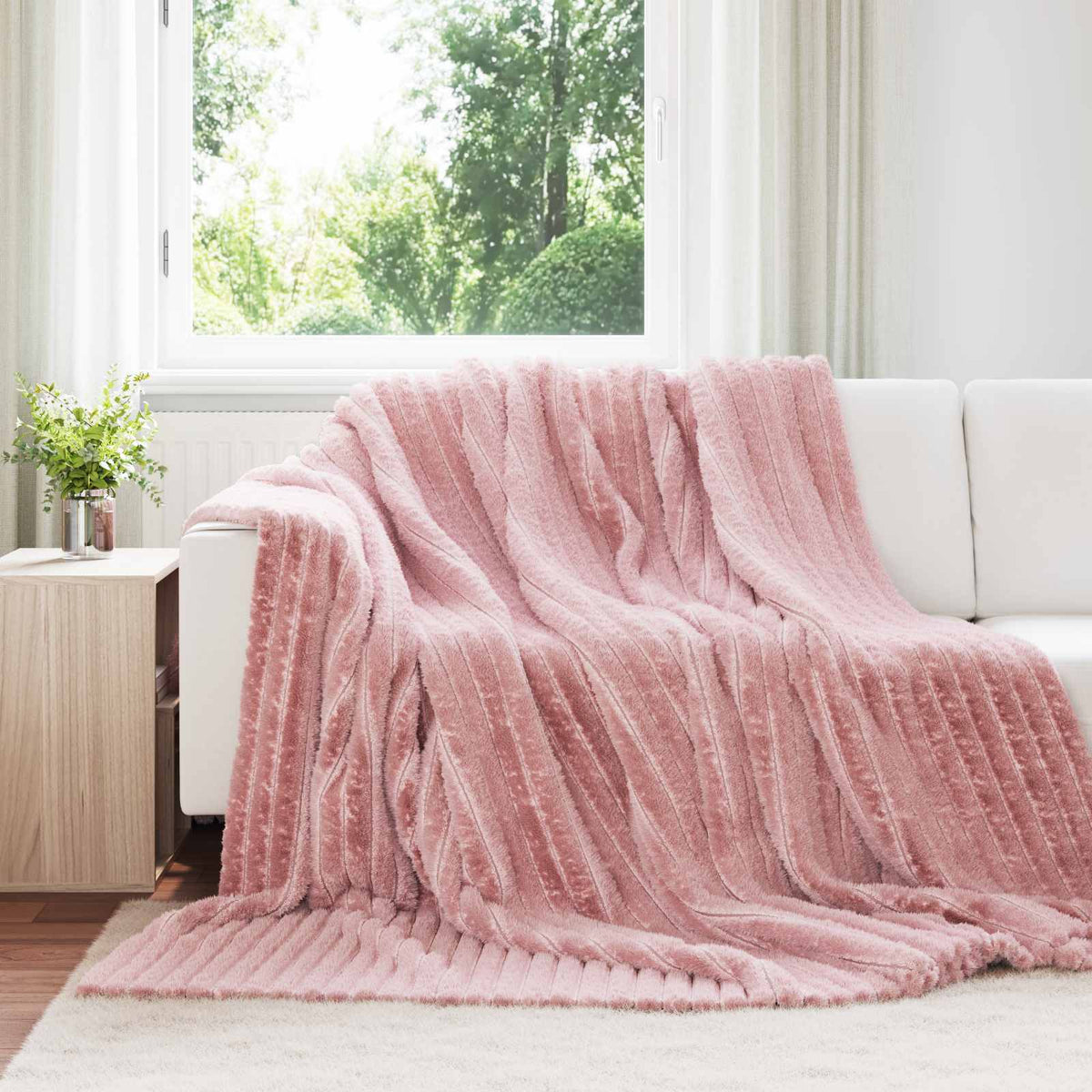 Filt Rosa 270 x 240 cm 1.38 kg Fleece