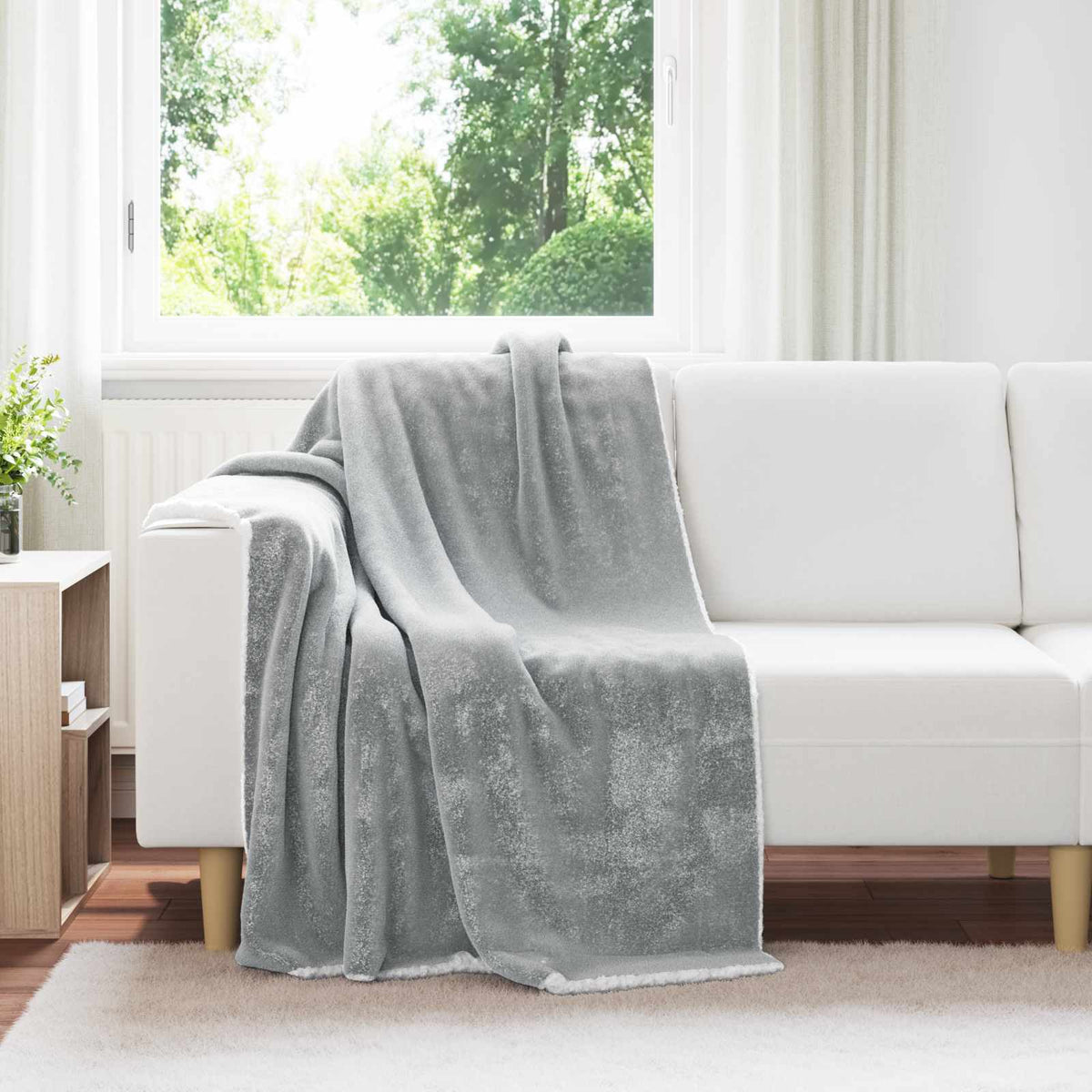 Filt Grå 130 x 150 cm 1 kg Fleece
