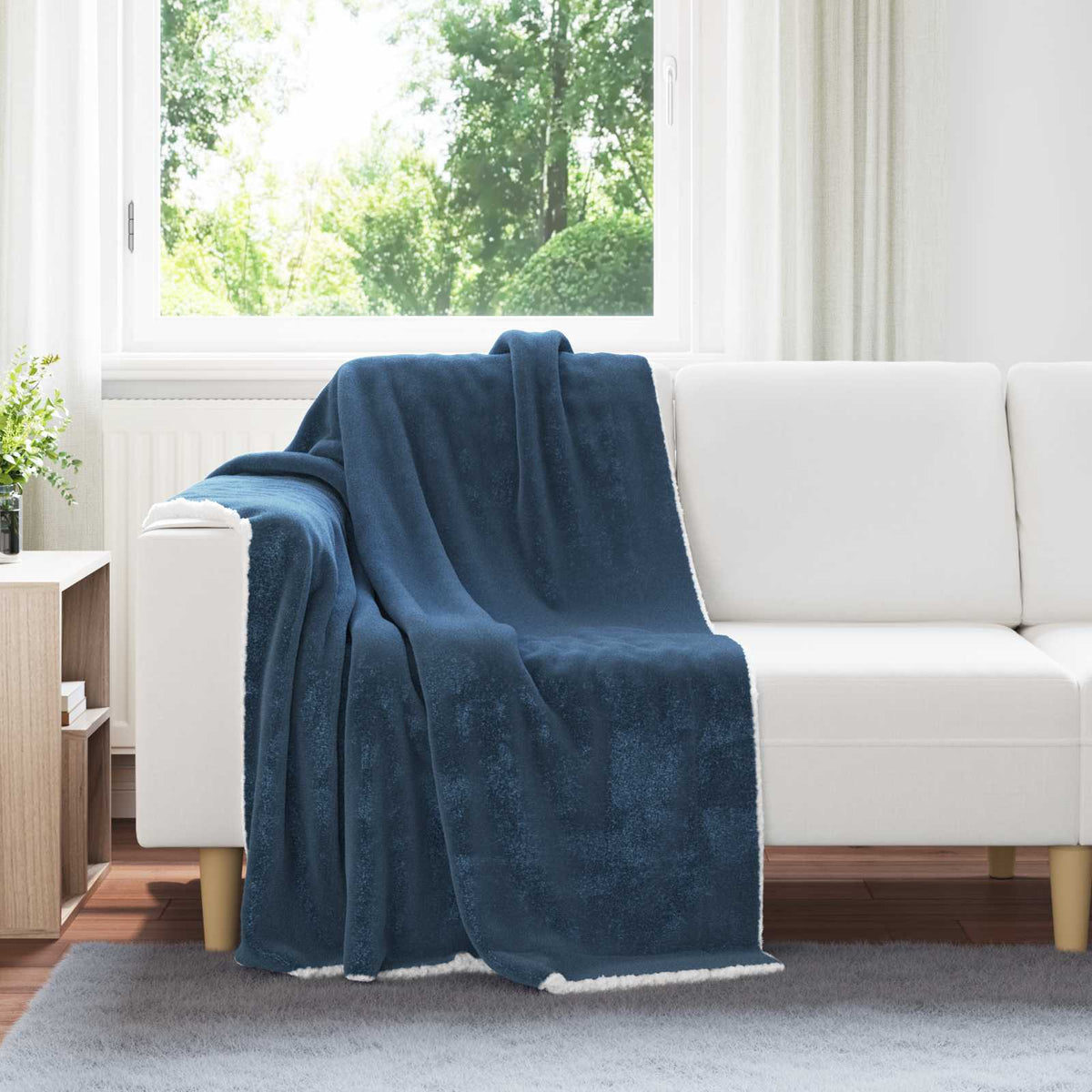 Filt Mörkblå 130 x 150 cm 1 kg Fleece