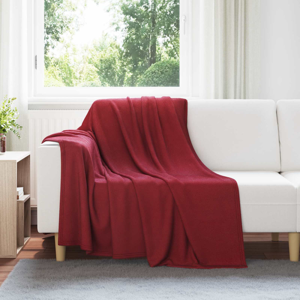 Filtar 24 st Bordeaux Röd 200 x 150 cm 10.08 kg Fleece