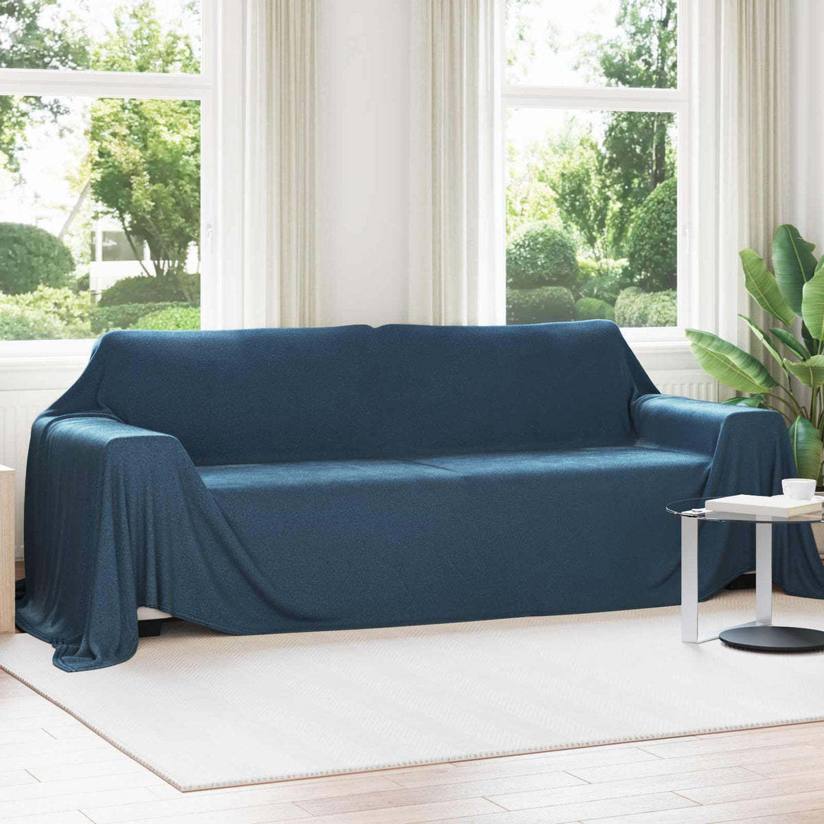 Filtar 6 st Mörkblå 350 x 270 cm 8.09 kg Fleece